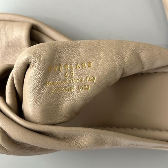 Everlane The Day Twist Sandal in Warm Khaki Size 6.5 - Picture 9 of 12